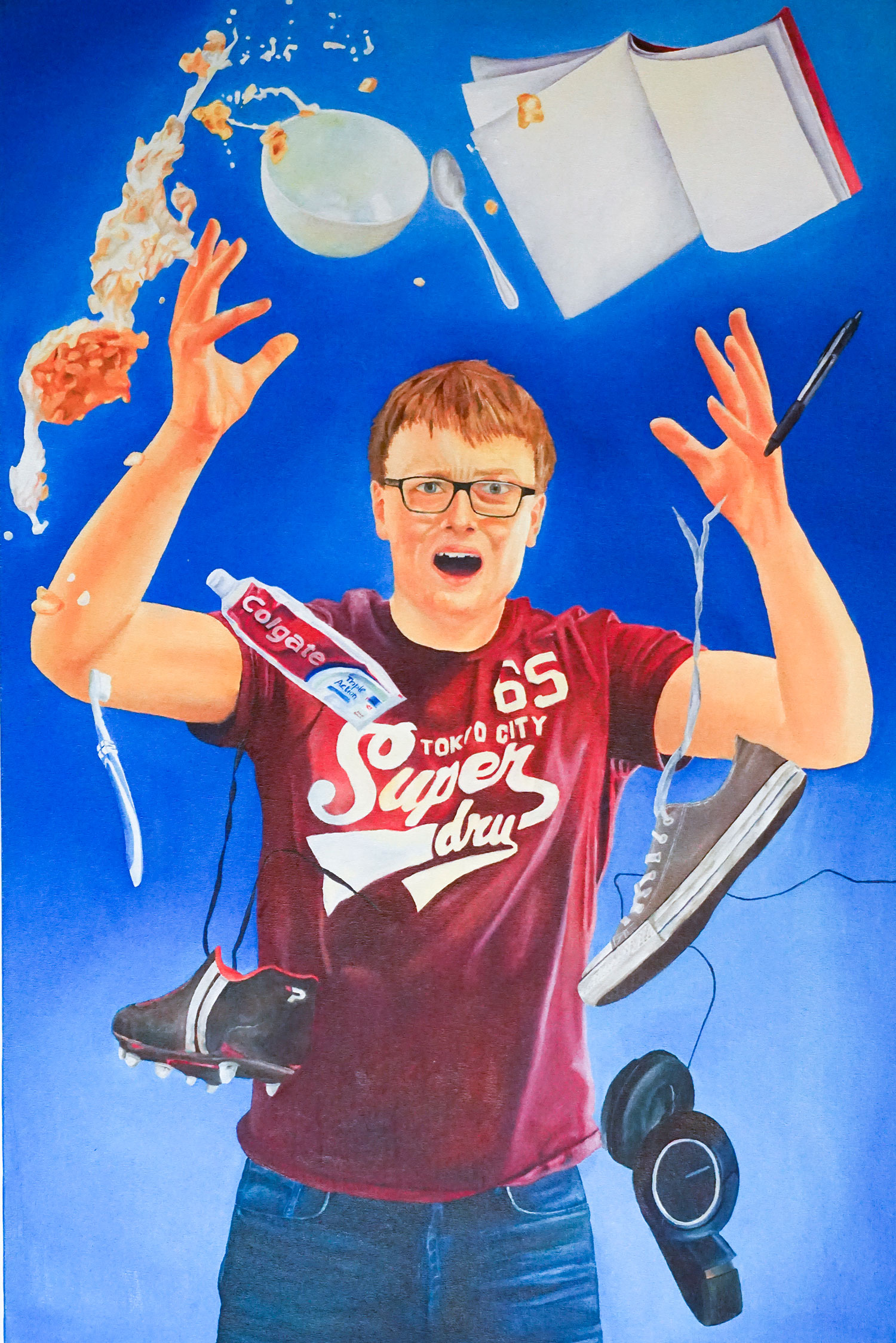 Stress, oil on canvas