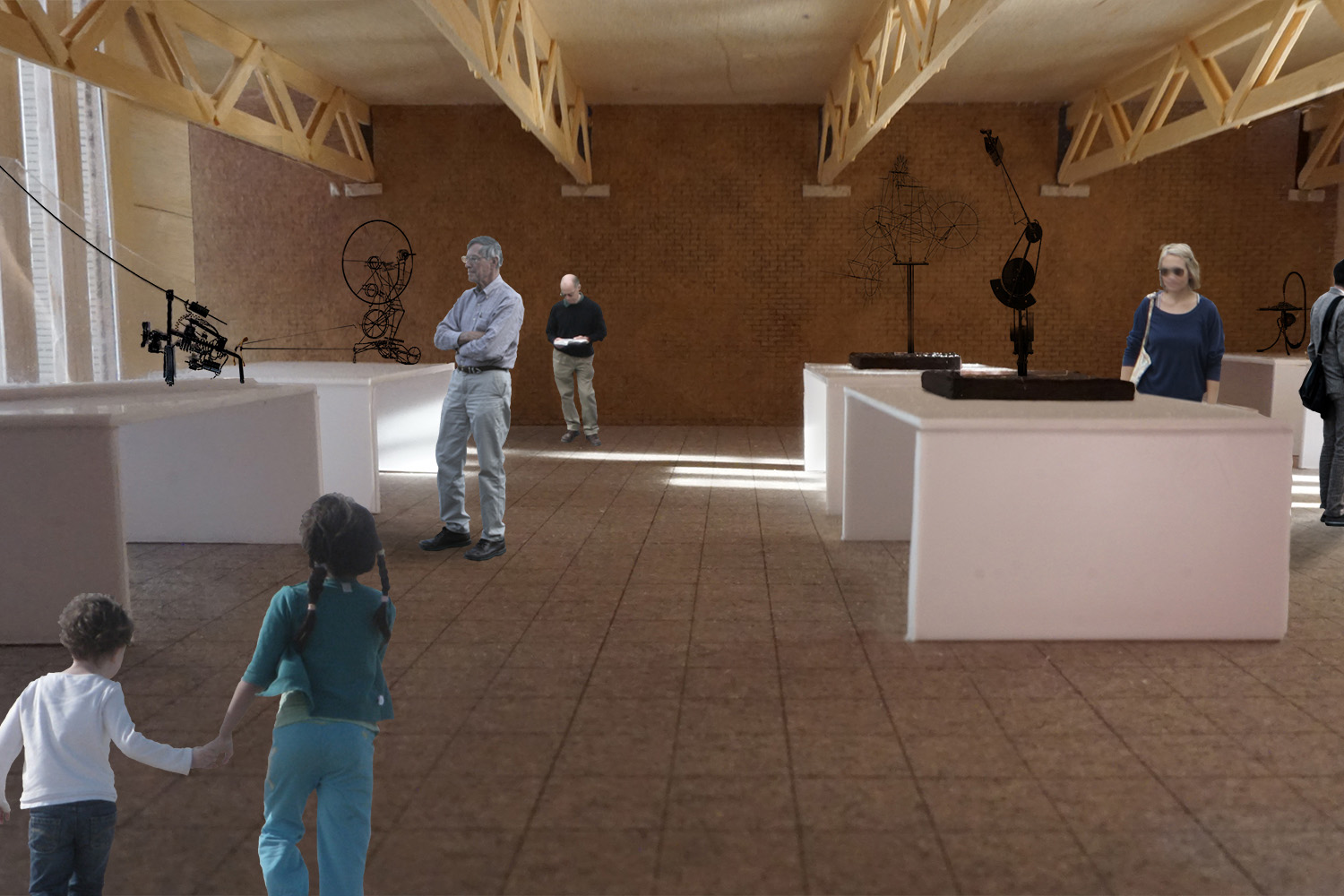 1:50 model photo, ground floor