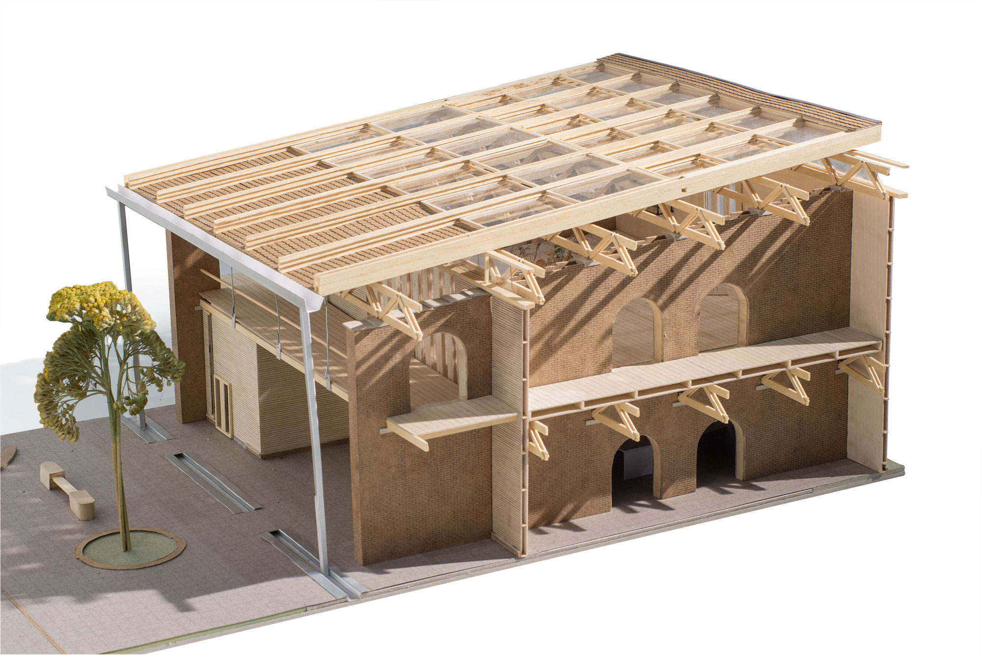 1:50 model roof closed