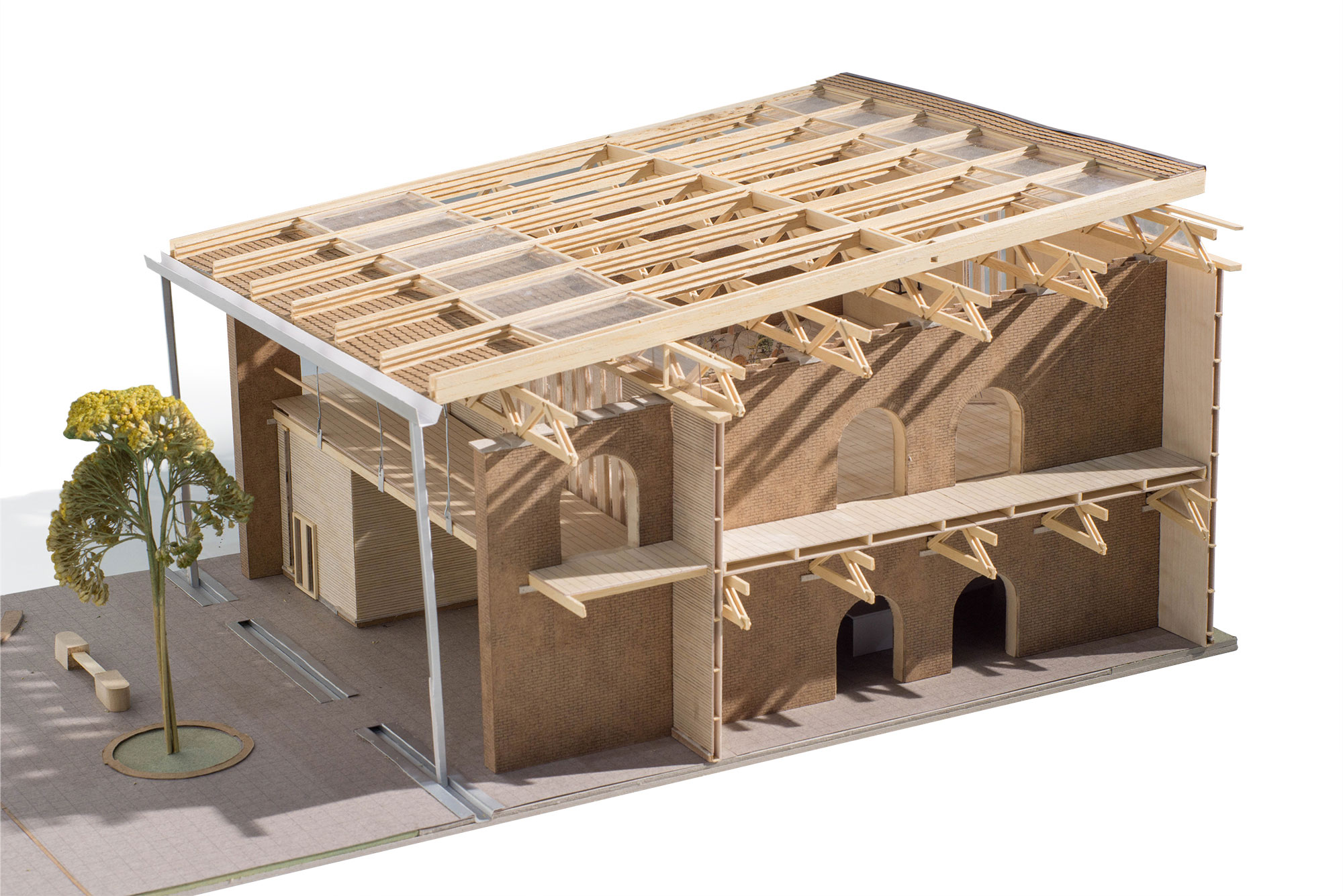 1:50 model roof open