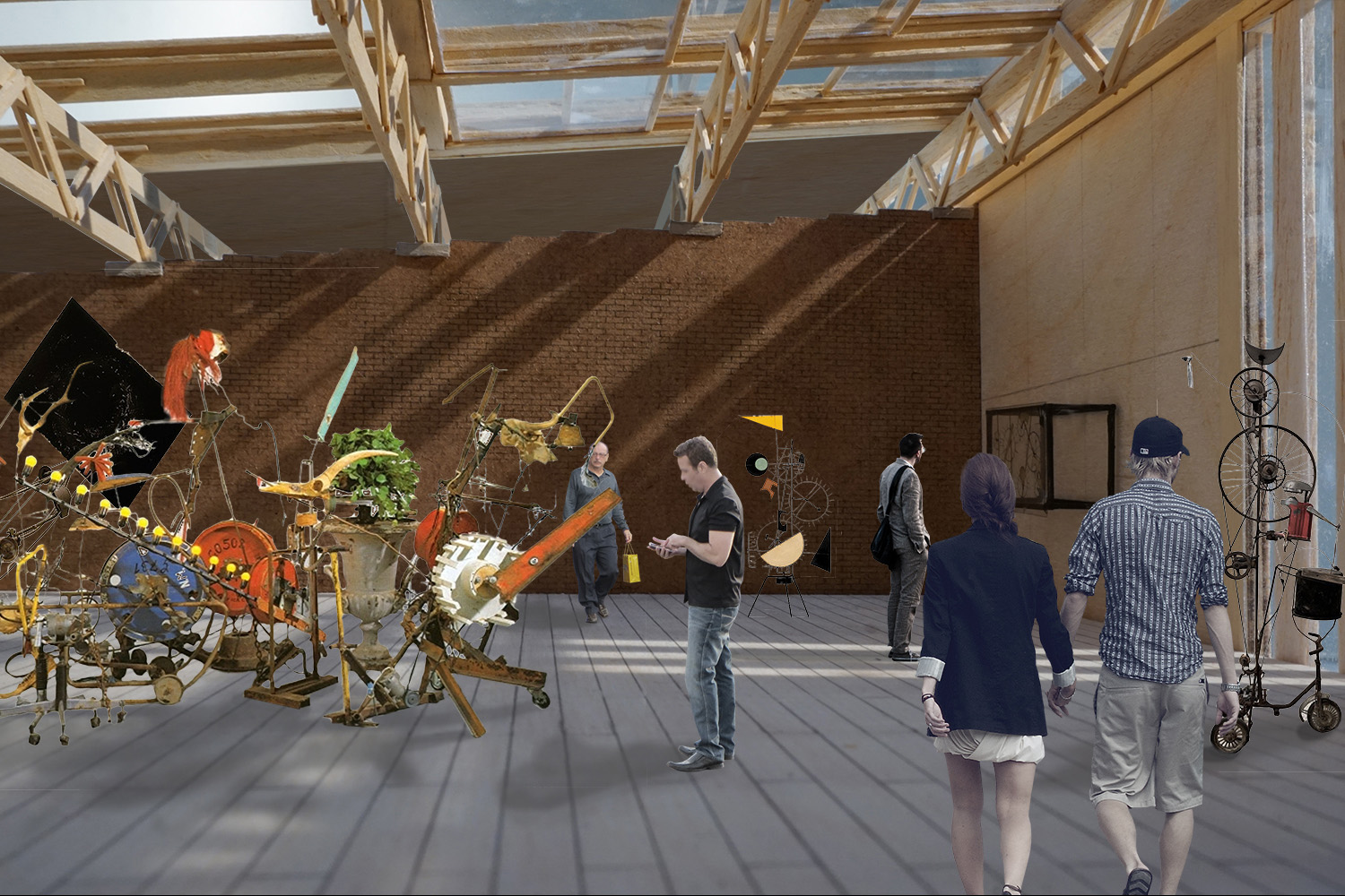 1:50 model photo, first floor